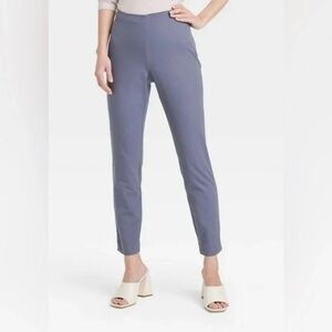 NWT a new day Skinny High Rise Straight Ankle Work Pants Gray Pixie Size 6